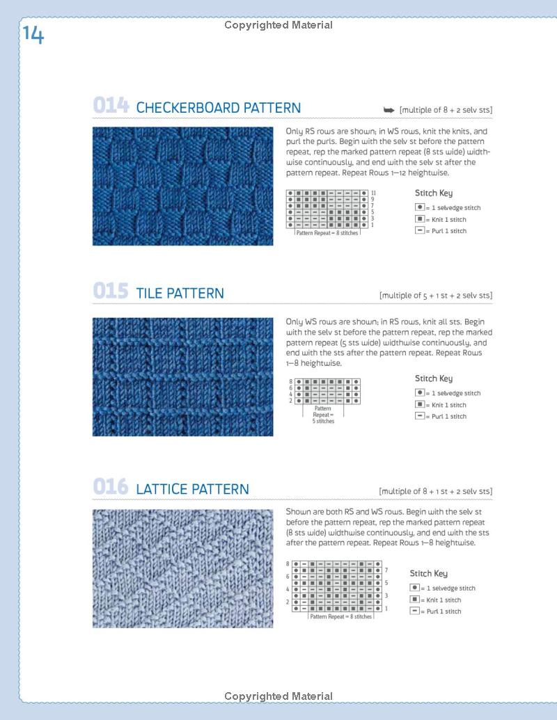 New Knitting Stitch Dictionary