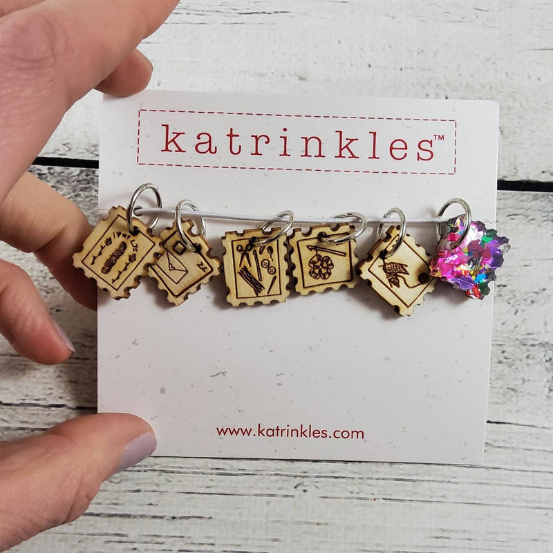 Katrinkles - LYS Day 2026 Stitch Marker Set