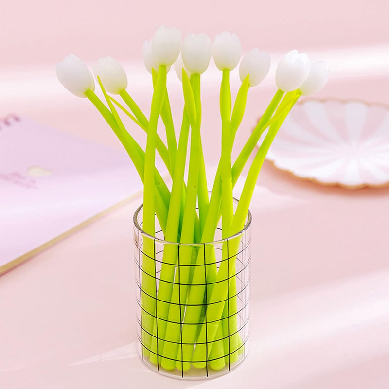 Color-changing tulip gel pen