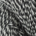 Close-up of gray and white yarn strands