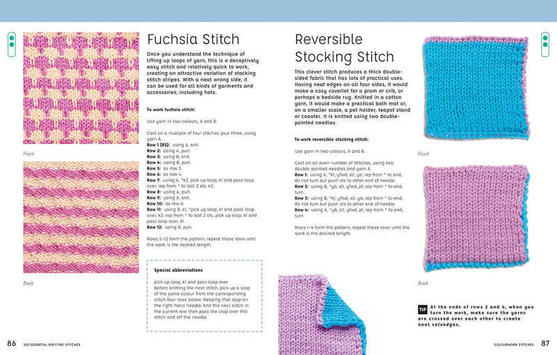 100 Essential Knitting Stitches