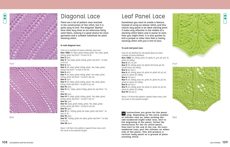 100 Essential Knitting Stitches