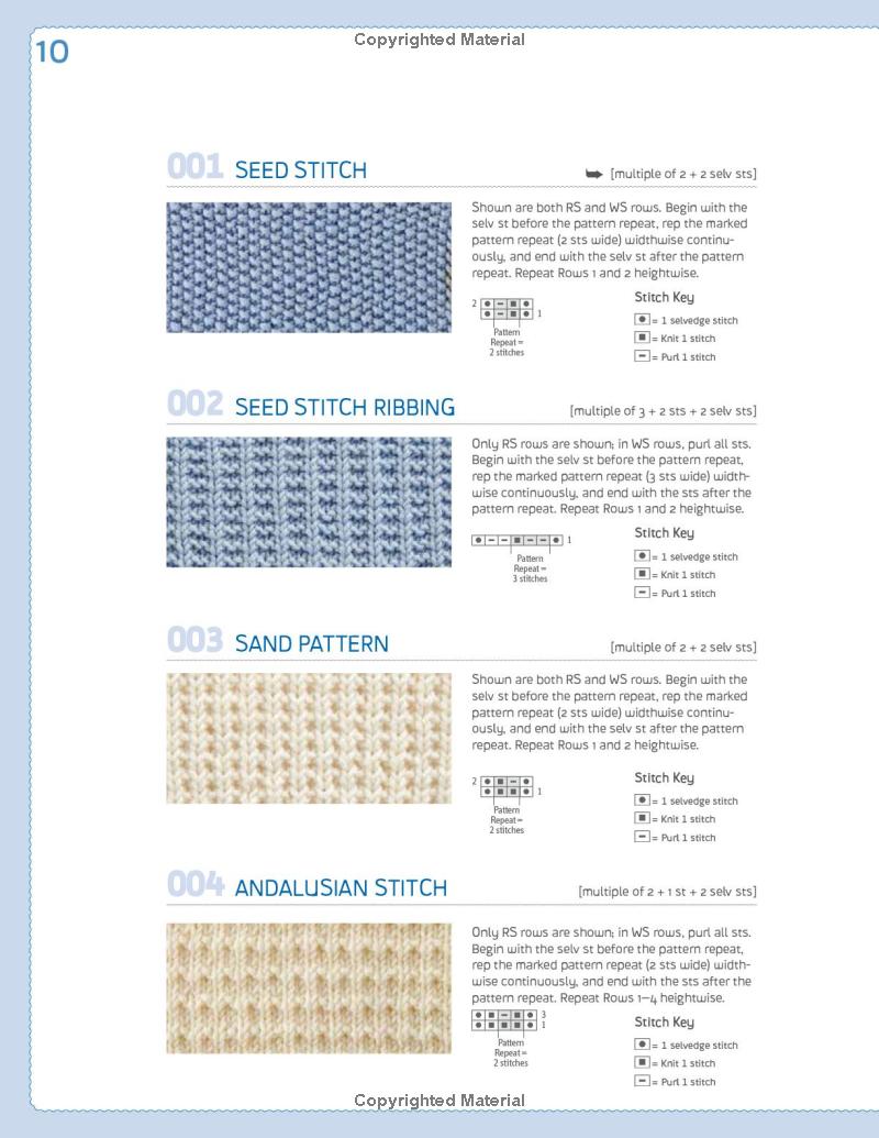 New Knitting Stitch Dictionary