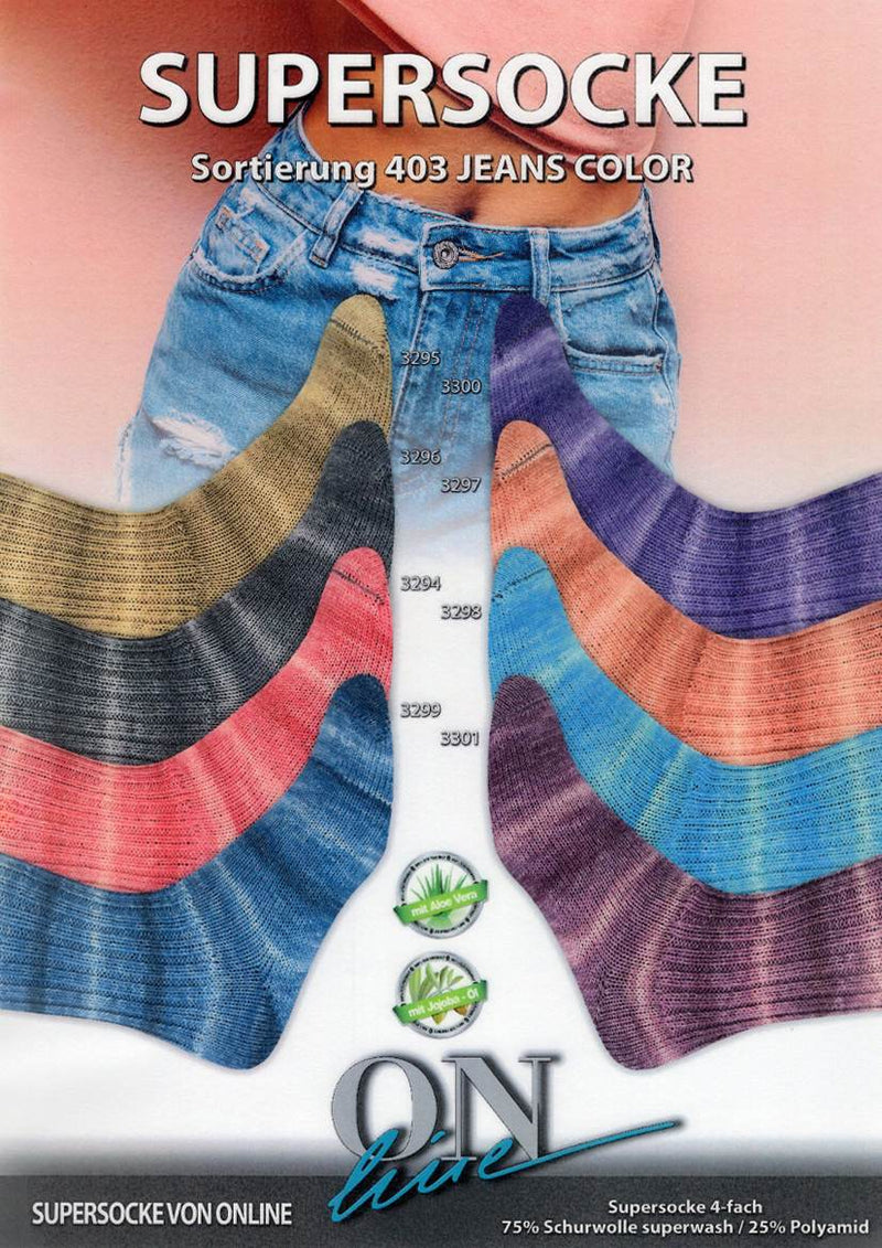 Supersocke 403 Jeans Color
