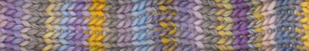 Color swatch with a pattern of purple, yellow, and gray shades.