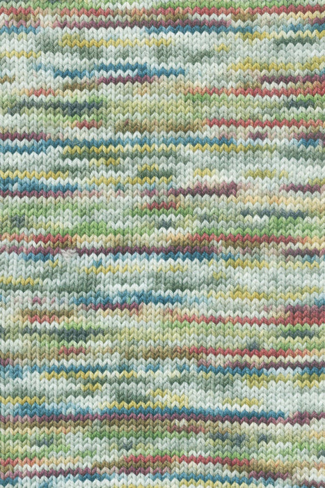Multicolored textured fabric pattern