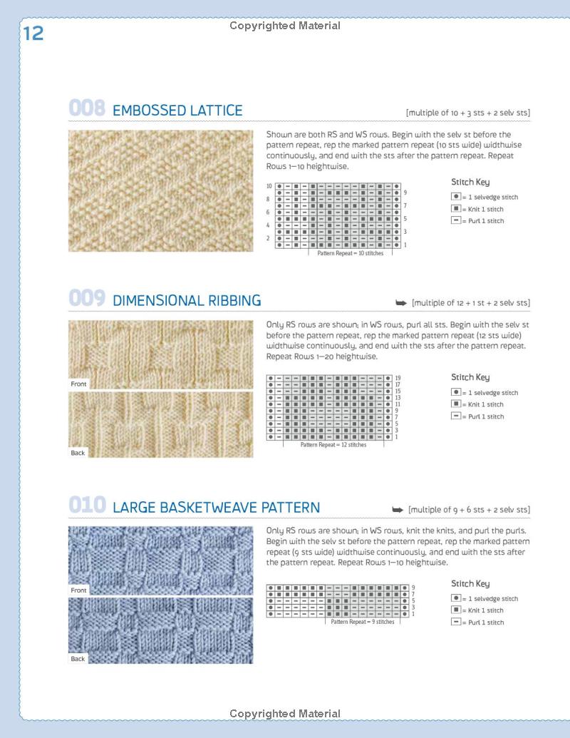 New Knitting Stitch Dictionary