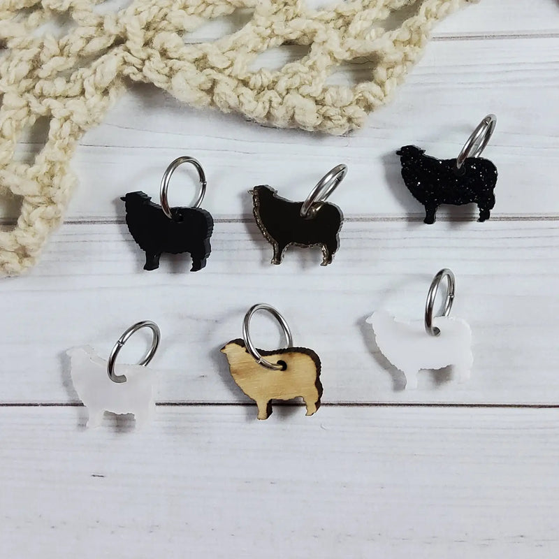 Acrylic Stitch Markers (set of 6)