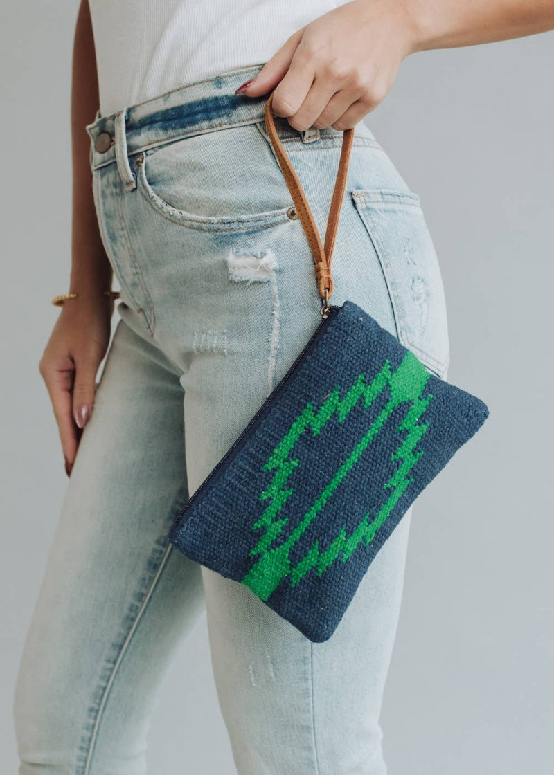 Handwoven Wristlet Pouch