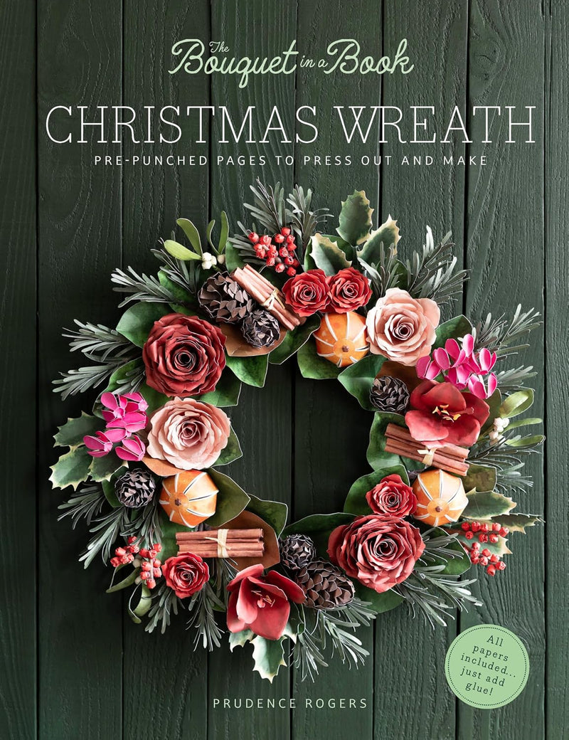 Bouquet in a Book - Christmas Wreath