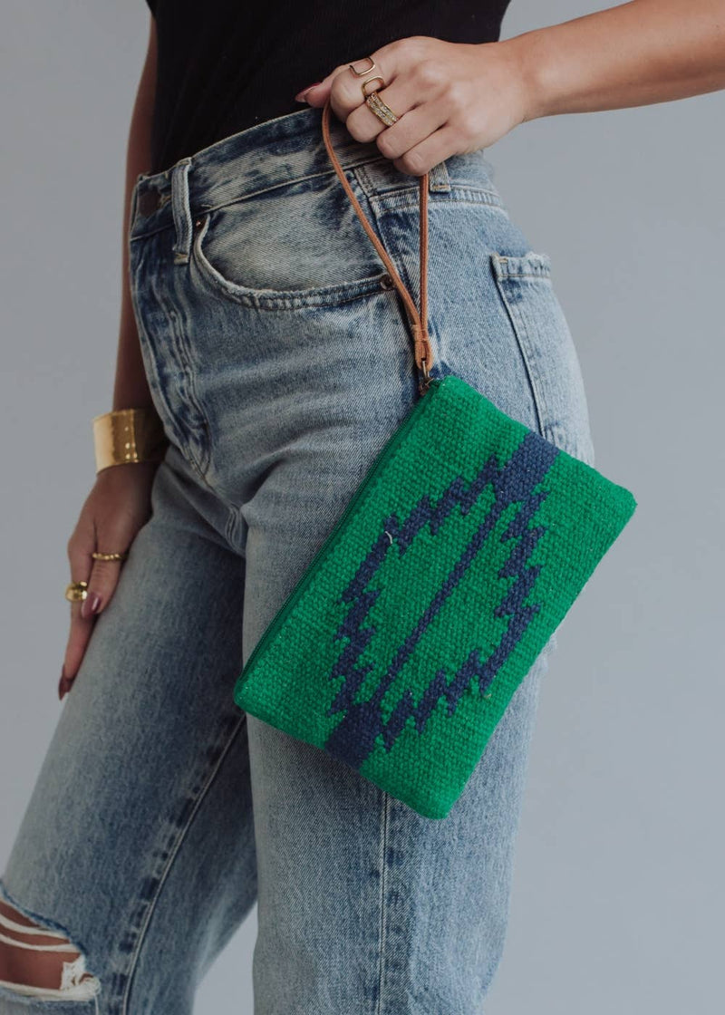 Handwoven Wristlet Pouch
