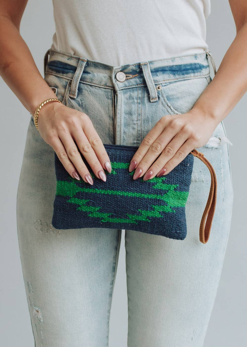 Handwoven Wristlet Pouch