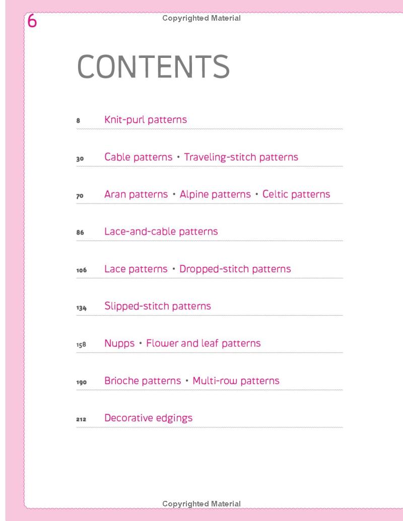 New Knitting Stitch Dictionary