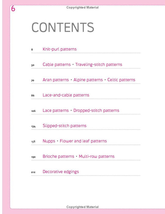 New Knitting Stitch Dictionary