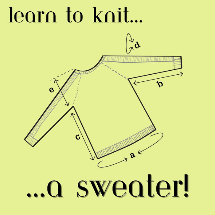 Learn to Knit: a Sweater!